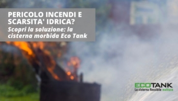 Cisternas flexibles: reserva externa de agua contra incendios