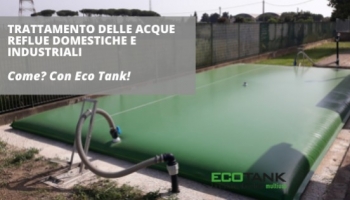 Eco Tank: te ayuda en el tratamiento de aguas residuales domésticas e industrial
