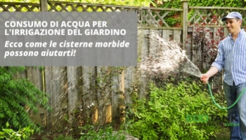 Irrigazione giardino: ecco come le cisterne possono aiutarti