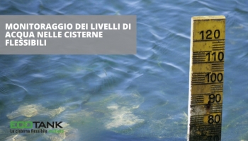 Monitoraggio dei livelli di acqua nelle cisterne flessibili