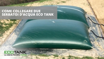 Installazione in serie di cisterne flessibili per l’acqua piovana