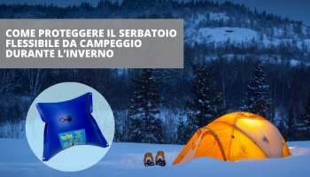 Prolungare la durata dei serbatoi d'acqua flessibili da campeggio