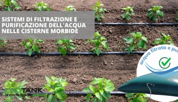 Sistemi di filtrazione e purificazione dell'acqua nelle Cisterne Morbide