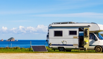 Serbatoio flessibile d'acqua grigia per il tuo viaggio in camper