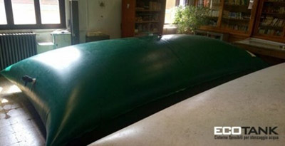 Prueba de carga: así es como se utilizan los tanques blandos.
