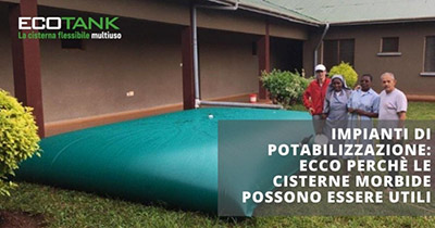 Plantas de potabilización: por qué los tanques blandos pueden ser útiles