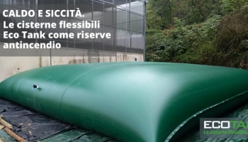 Calor y sequía: ¡Las cisternas flexibles Eco Tank como reserva contra incendios!